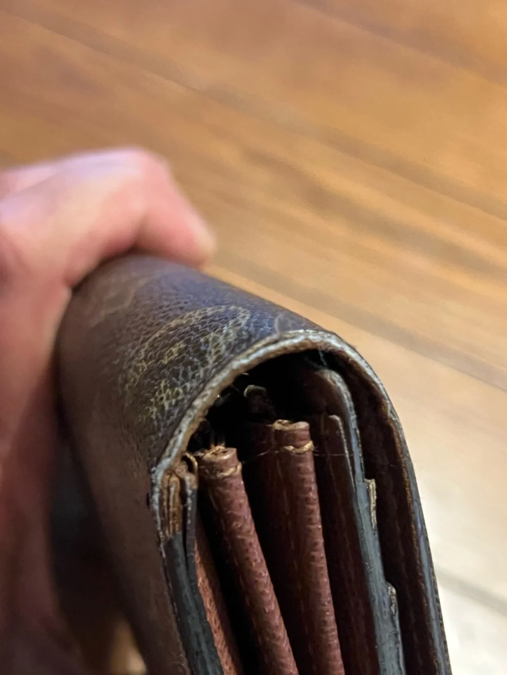 Louis Vuitton Monogram Canvas Long Wallet - Dark Brown Monogram